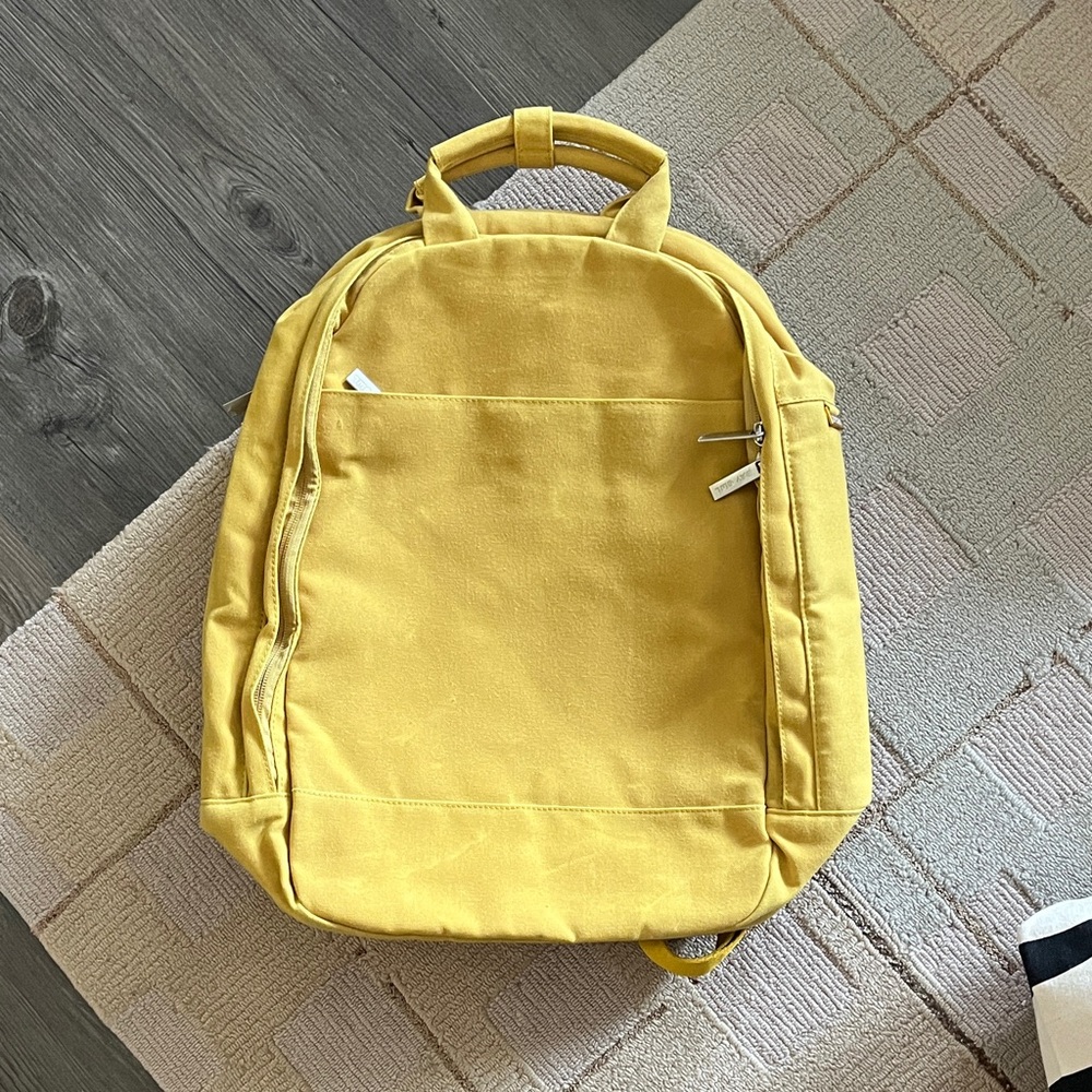 New/Never Used Day Owl Slim Backpack Vibrant Yellow Canvas Backpack